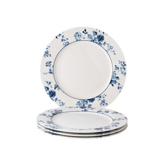 Blueprint Collectable Set4 Plates 1024 China Rose In Giftbox
