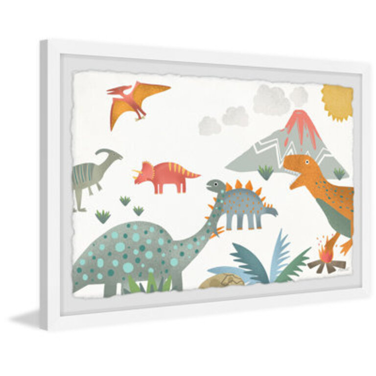 Planas Dinosaurs Unleashed Framed Art