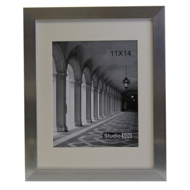 Solid  Manufactured Wood Vault Picture Frame with Mat