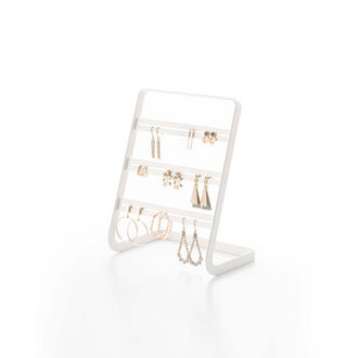 Yamazaki Home Earring Display Stand - Holder For Jewellery Organization Steel