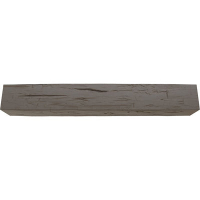 Hand Hewn Faux Wood Fireplace Shelf Mantel
