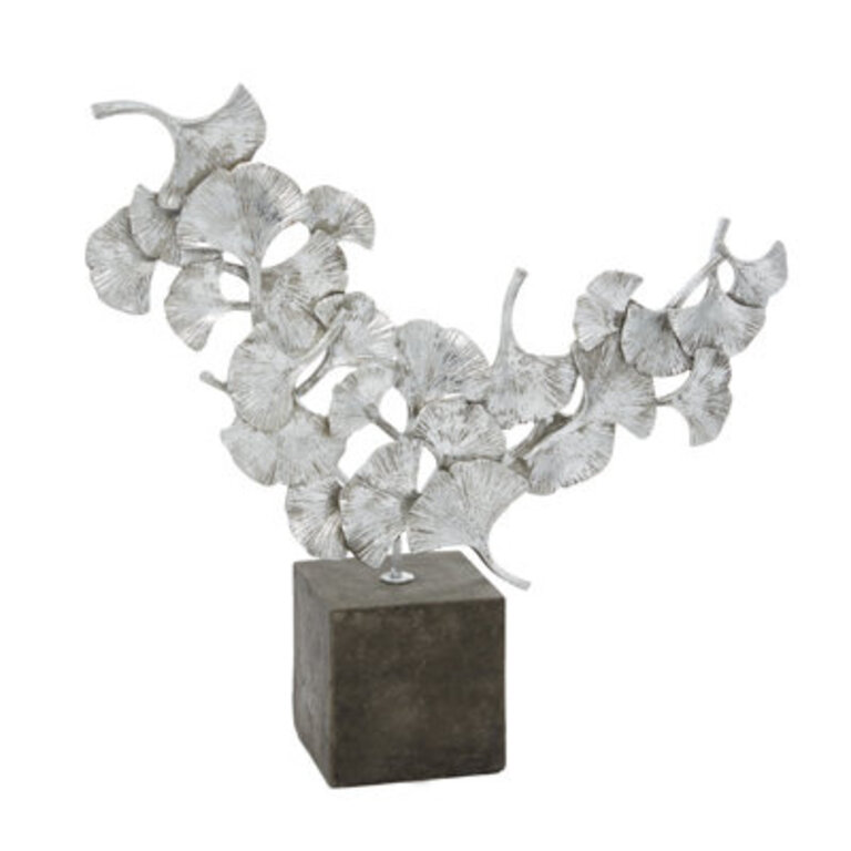 Silver Polystone Sculpture