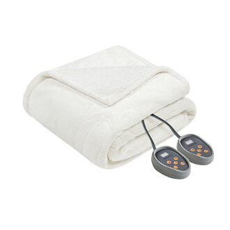Heated Microlight to Berber Oversized Ultra-Soft Electric Blanket