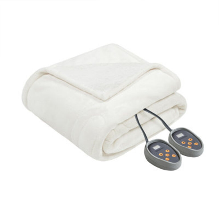 Heated Microlight to Berber Oversized Ultra-Soft Electric Blanket