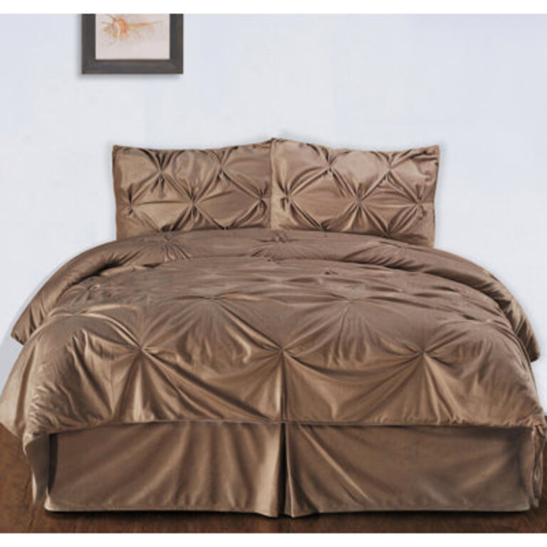 Solid Colour Comforter Set