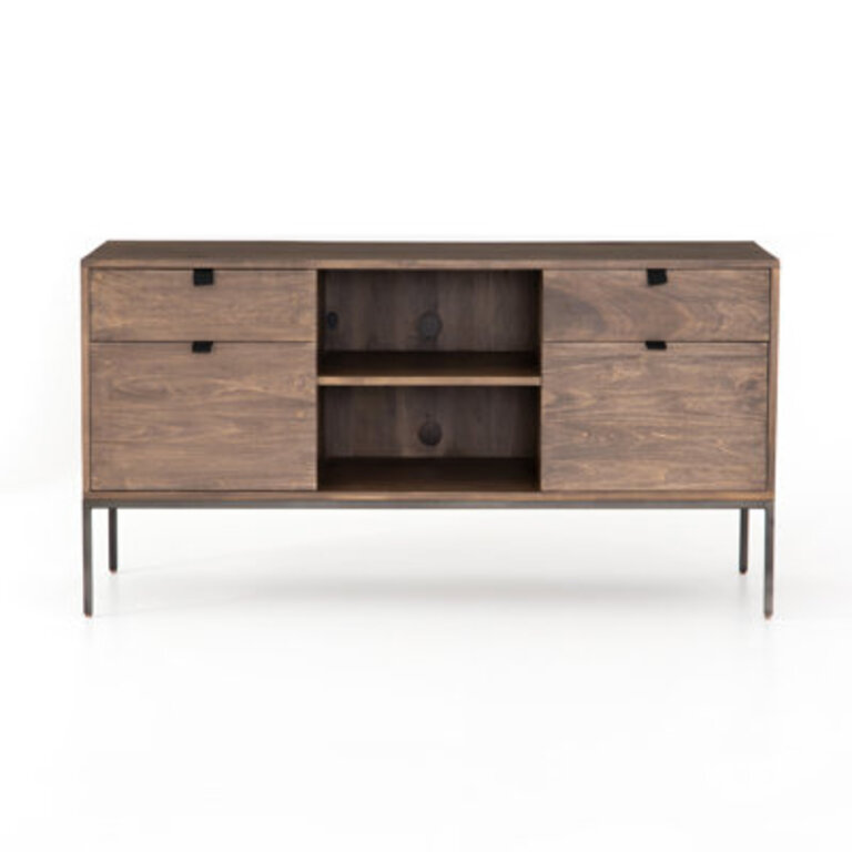 Galeria 4 - Drawer Filing Credenza in Auburn Poplar
