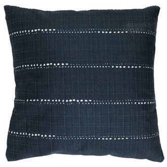 Inline Striped Reversible Throw Pillow