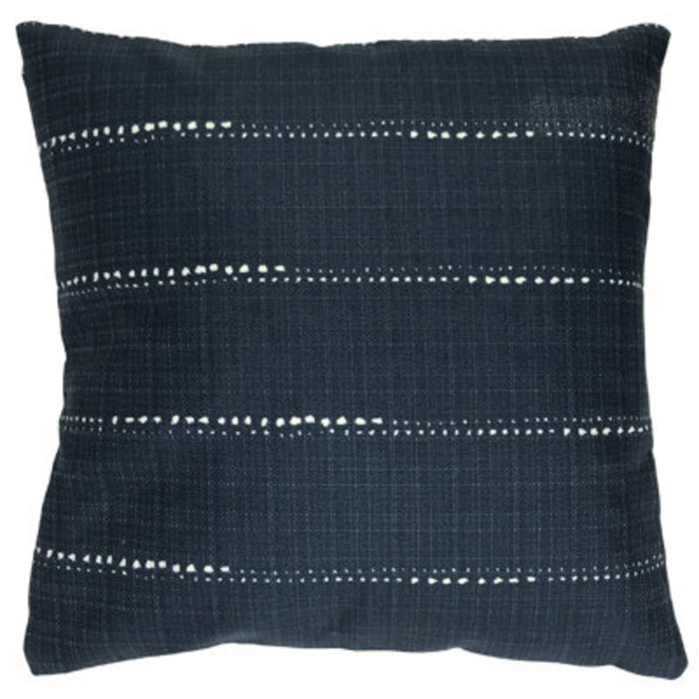 Inline Striped Reversible Throw Pillow