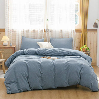 Coll Standard Cotton Reversible 3 Piece Duvet Cover Set