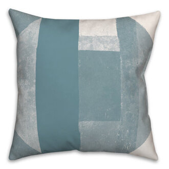 Geometric IndoorOutdoor Reversible Throw Pillow