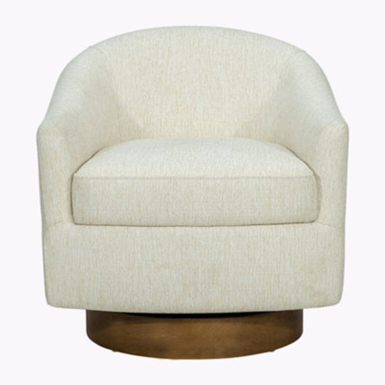 Teruo Wide Swivel Barrel Chair