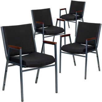 Aliya Heavy Duty Stack Chair with Arms
