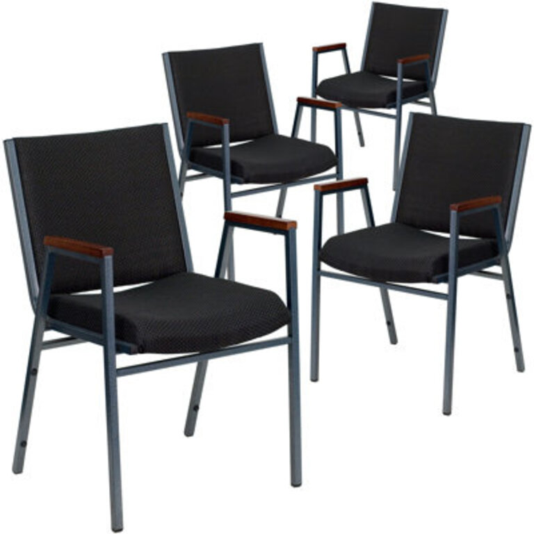 Aliya Heavy Duty Stack Chair with Arms