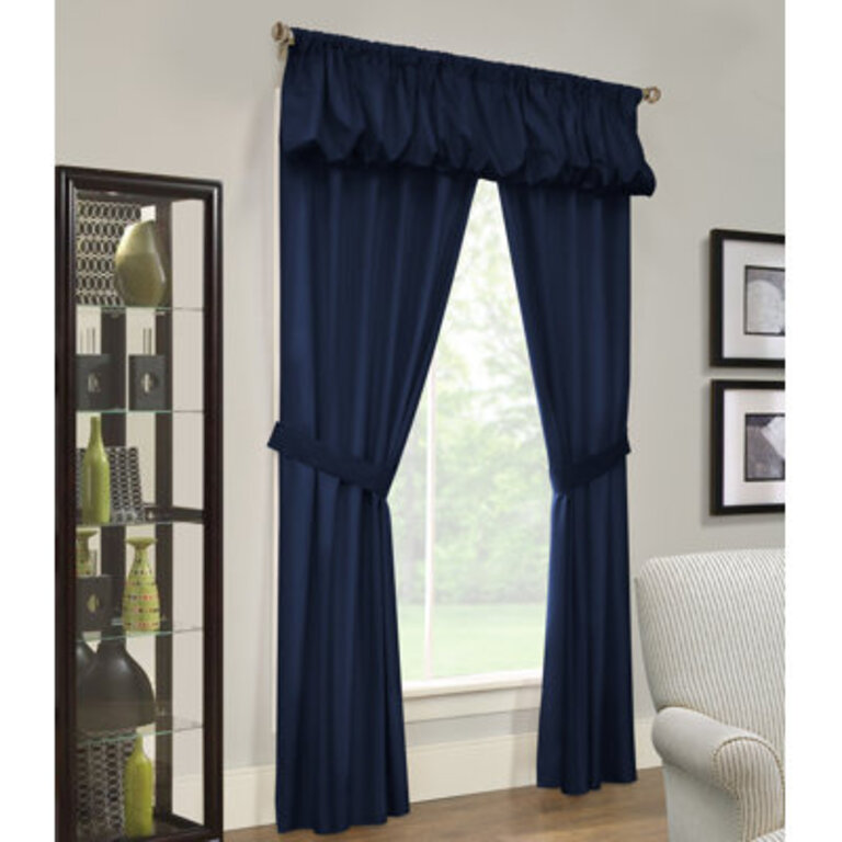 Richas Solid Color Room Darkening Thermal Rod Pocket Curtain Panels