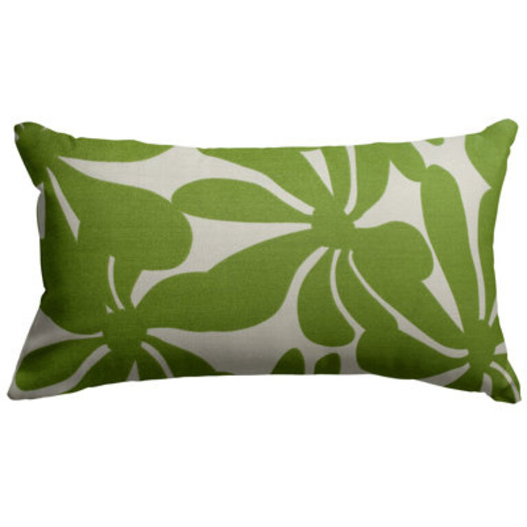 Plantation Floral IndoorOutdoor Reversible Throw Pillow