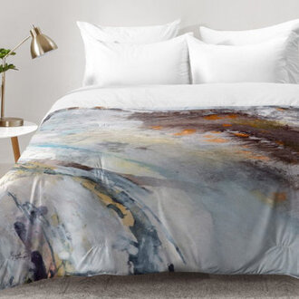 Ginette Fine Art Modern  Contemporary Abstract Comforter Set