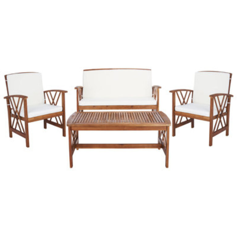 Calhoun Acacia 4 - Person Patio Conversation Sets with Cushions