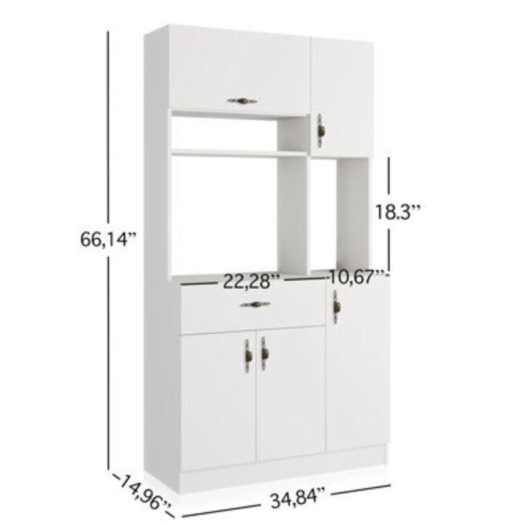 Toyoko 71 Kitchen Pantry