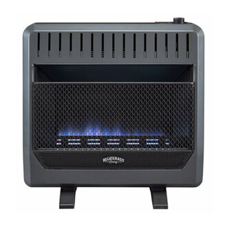 Bluegrass Living 30000 BTU Propane Wall Mounted Space Heater with Adjustable Thermostat
