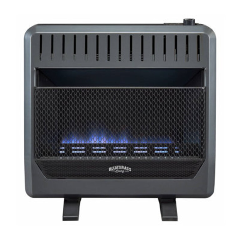 Bluegrass Living 30000 BTU Propane Wall Mounted Space Heater with Adjustable Thermostat