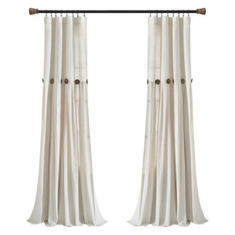 Beckham Window Semi-Sheer Rod Pocket Single Curtain Panel