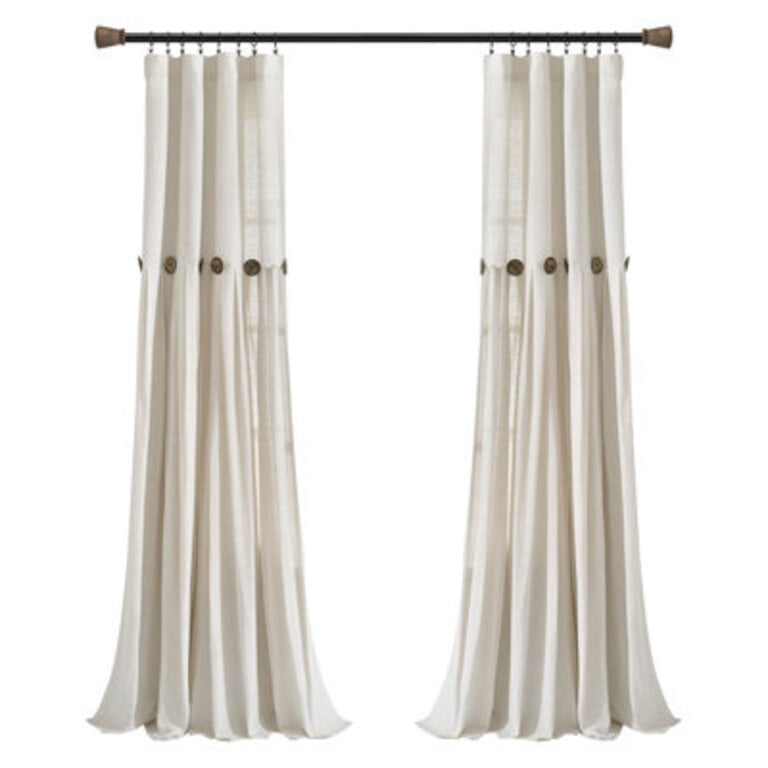 Beckham Window Semi-Sheer Rod Pocket Single Curtain Panel