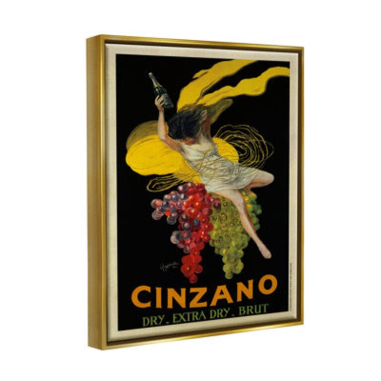 Cinzano Vintage Poster Wine Design Canvas Wall Art By Marcello Dudovich