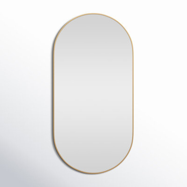 Elington Metal Oval Mirror