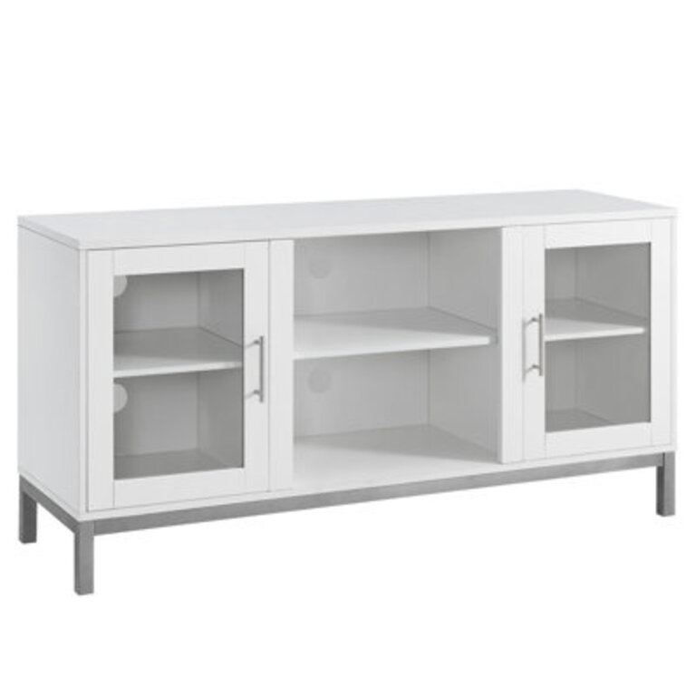 Depp Wood TV Stand for TVs up to 58" Finish: White