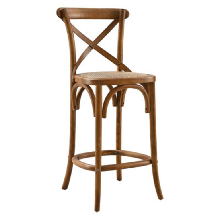 Gear WickerRattan Bar  Counter Stool
