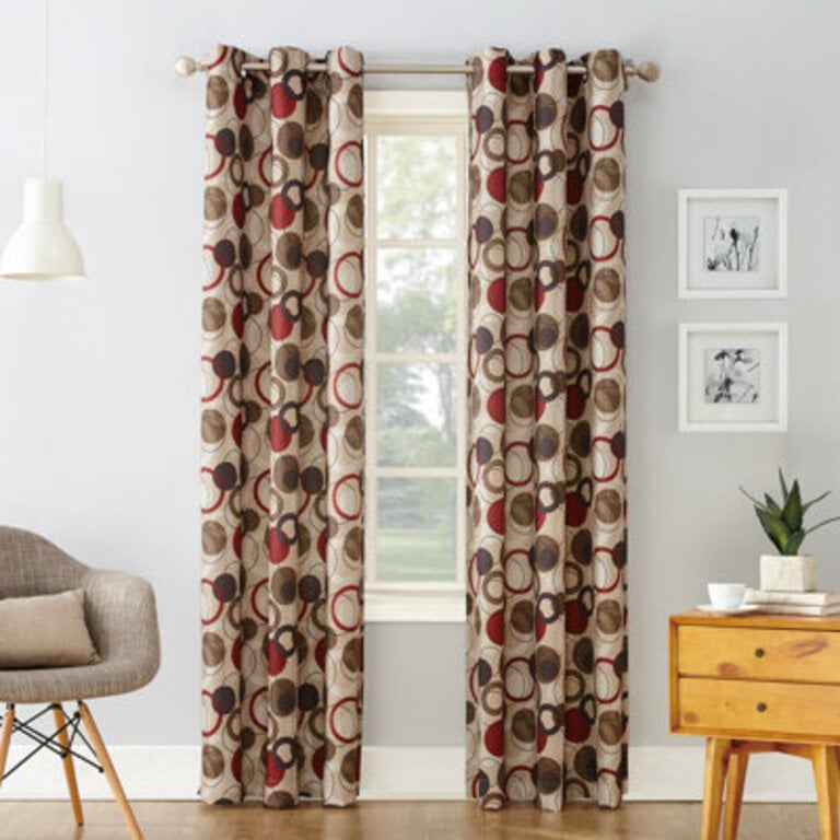 Lynnea Polyester Curtain Single Panel