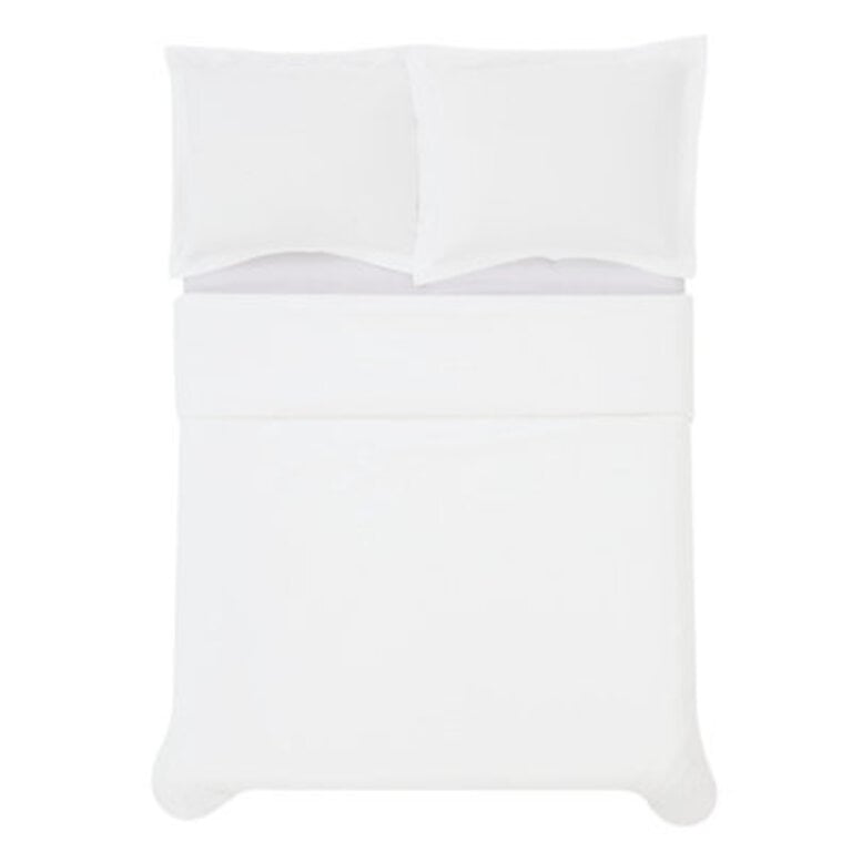 Percale Solid Colour Duvet Cover Set