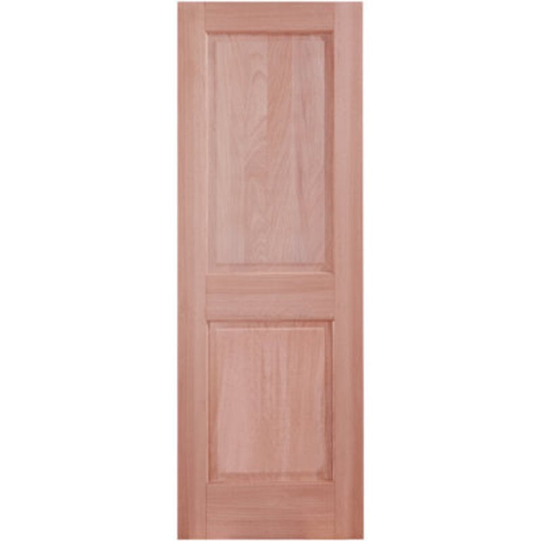 Panelled Wood Unfinished Standard Door