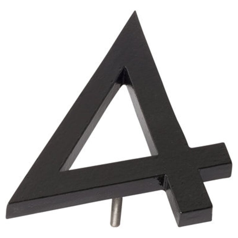 12 H Metal House Number