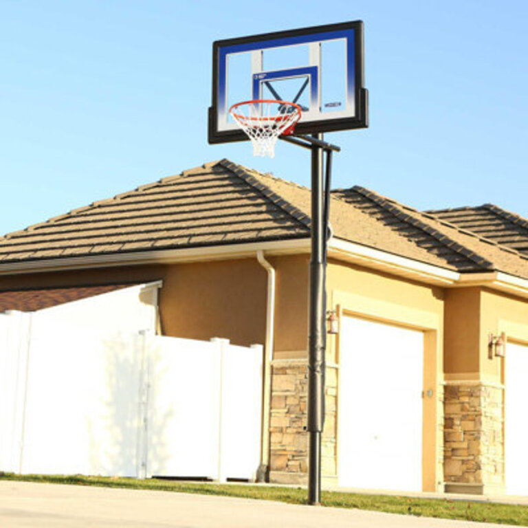 Lifetime Height Adjustable In-Ground Basketball Hoop 48 Polycarbonate Backboard