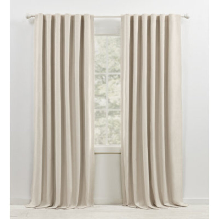 Lauren Ralph Lauren Sallie Blackout Heavy CottonLinen Blend with Lining Back TabRod Pocket Curtain