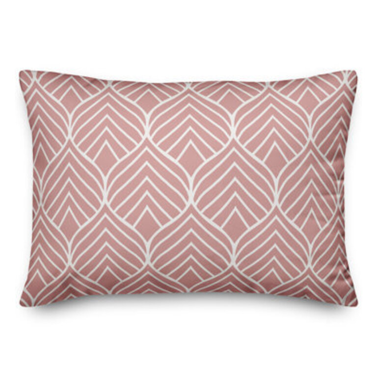 Abstract IndoorOutdoor Throw Pillow