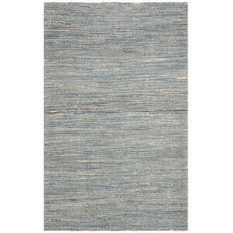 Zaragoza Handwoven Flatweave BlueIvory Area Rug