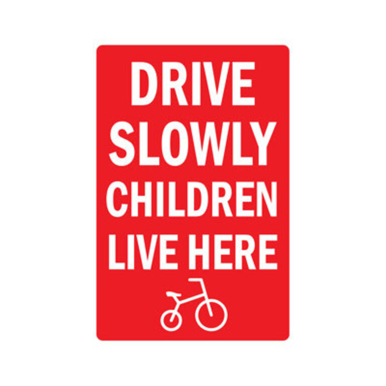 Drive Slowly Children Live Here Aluminum Sign Indoor Outdoor Caution Warning Kids Safe Slow Down At Play Signmission Careful Kids Safe Slow Down At Play Children At Play