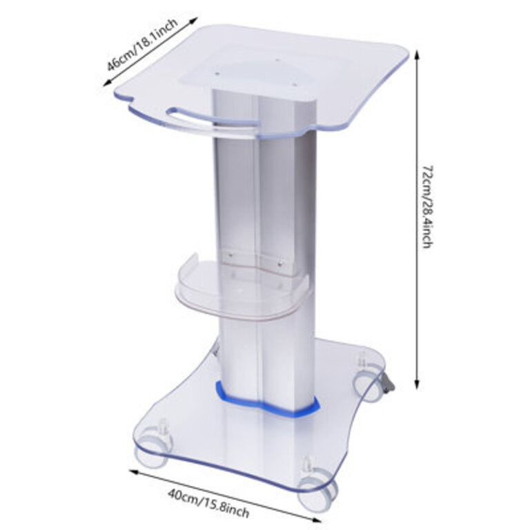 272 H x 18 W Utility Cart with Wheels