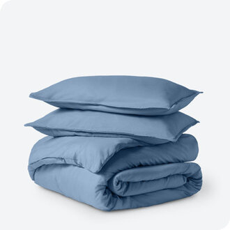 Premium Modern  Contemporary Solid Colour Duvet Cover  Insert Set