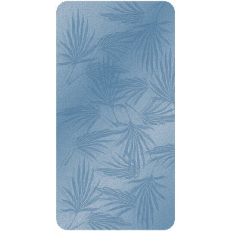 Palm Frond Bath Tub and Rectangle Non-Slip Floral Shower mat