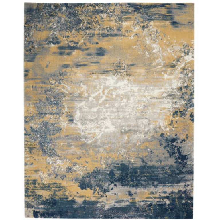 Viscose Abstract Indoor Rug