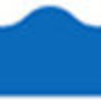 Blue Terrific Trimmers Border