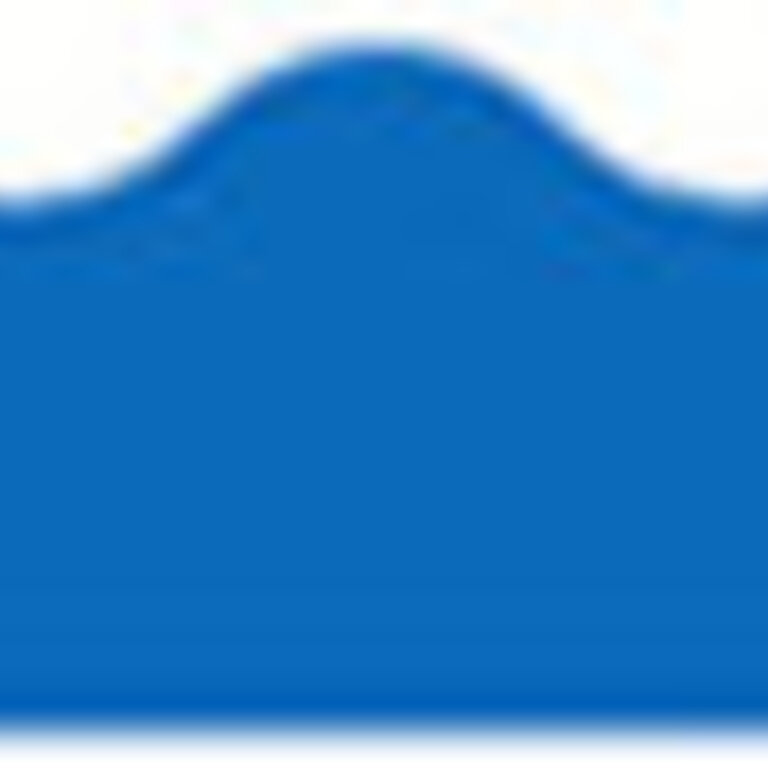 Blue Terrific Trimmers Border