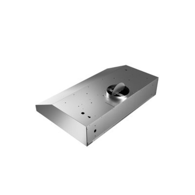 295 900 CFM Ducted Under Cabinet Range Hood in Silver