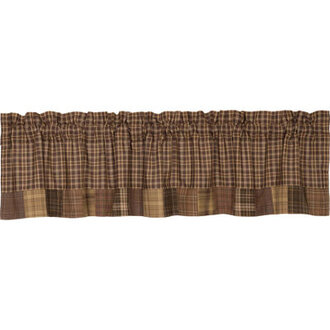 Isabell Cotton Tailored 72 W Window Valance in