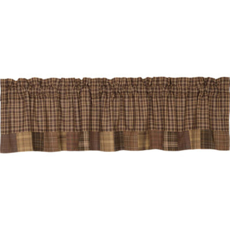 Isabell Cotton Tailored 72 W Window Valance in