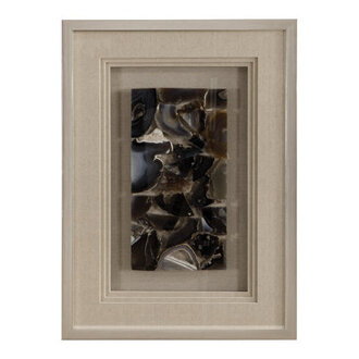 Agate Stone Shadow Box Wall Decor