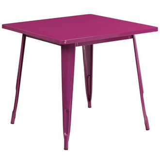 Feodora 315 Square Metal Indoor-Outdoor Table